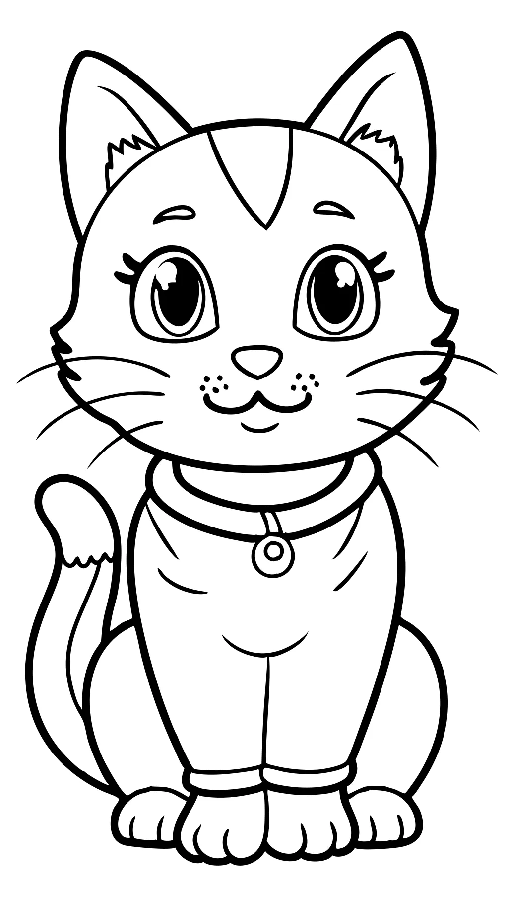 printable kitty coloring pages